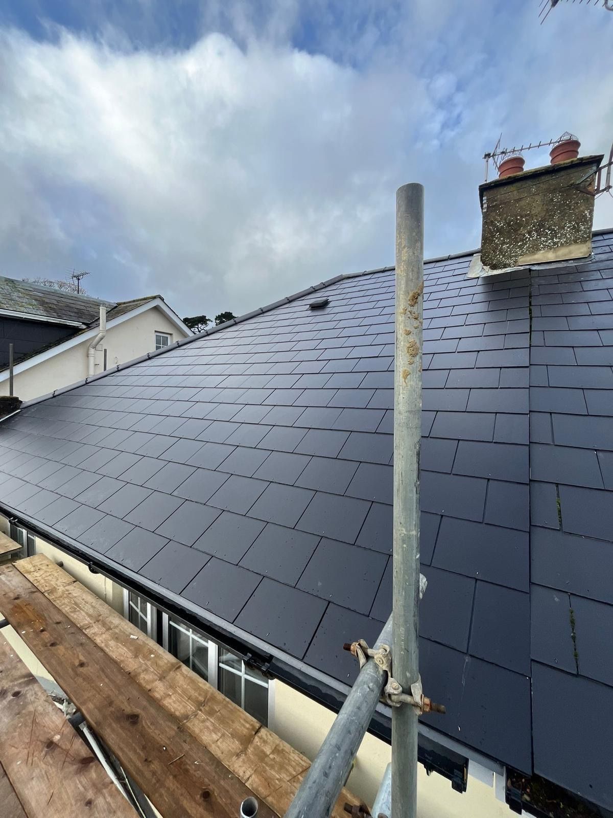 New slate roof by Cooper Roofing in Kent